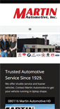 Mobile Screenshot of martinautomotiveinc.com